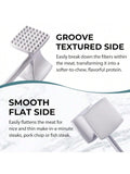 Meat Tenderizer Hammer Dual-Side Heavy Duty for Steak Beef Fish