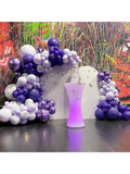 124-Pc Macaron Matte Metallic Balloon Garland Kit for Weddings and Birthday Parties