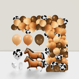 146pcs Cow Balloon Garland Kit Farm and Western Birthday Party Decor