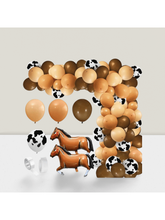 146pcs Cow Balloon Garland Kit Farm and Western Birthday Party Decor