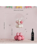 4-Pack 15.75-Inch Clear Acrylic Balloon Stand Kit for Tabletop Centerpieces