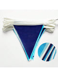 10M Royal Blue Triangle Flag Bunting for Wedding Birthday and Nautical Parties