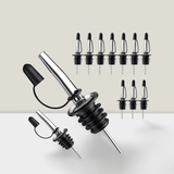12-Pack Liquor Pour Spouts with Dust Caps Speed Pourers for Bar and Bottles
