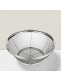 Large Fine Mesh Pasta Strainer Durable Metal Colander for Kitchen Use