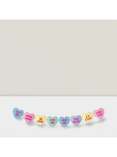 Valentine Conversation Hearts Banner 10ft for Home & Party Decor