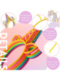 24pcs Unicorn Headbands Birthday Party Favors Hairbands & Accessories