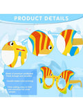 36-Pc Sea Animal Photo Booth Props for Ocean and Fishing Birthday Parties