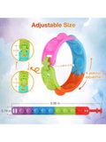 24-Pack Pop Fidget Bracelets for Party Favors, Classroom Prizes, or Gifts