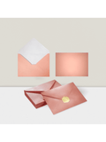 Pink A7 Envelopes 50pcs 5x7 With Gold Stickers For Weddings Or Cards