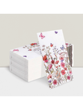 50-Piece Spring Floral 3-Ply Guest Napkins for Weddings Birthdays and Parties