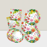 Tropical Luau Party Kit for 20 Aloha Hawaiian Plates Napkins Decor