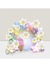 123pc Daisy Balloon Garland Arch Kit with Pastel Macaron Balloons