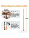 7ft Adjustable Balloon Column Stand Kit Metal Party Tower