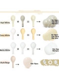 White Ivory Arch Kit 78pcs Pearl Beige Balloons For Bridal Or Wedding Decor
