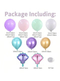 Mermaid Tail Arch Kit 150pcs Under The Sea Balloons For Birthday Or Shower