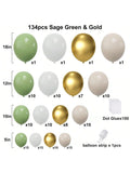 Green Gold Foil Heart Balloons 12pcs For Wedding Or Decor -