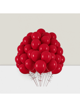 Bold Red Balloon Set 120pcs 5 Inch Latex For Wedding Graduation Or Party,