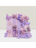 149pcs Butterfly Balloon Arch Kit Pink Purple Balloons For Party Decor -