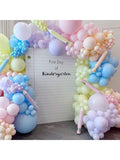 102pcs Pastel Yellow Balloon Arch Kit Light Yellow Garland For Shower Wedding