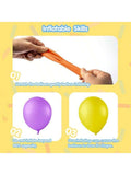 144pcs Rainbow Balloon Arch Kit 6 Color Garland For Birthday Shower Wedding