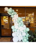 120pcs Mint Green Balloon Arch Kit Mixed Sizes For Birthday Shower Wedding