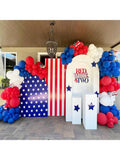 173PCS Red, White & Blue Balloon Arch Kit for 4th of July & Parties