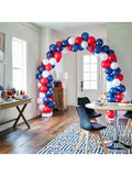 148pc Red, White & Blue Balloon Garland Arch Kit Patriotic Decorations For 4th Of July
