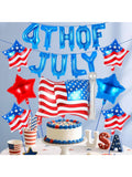 29PCS 4th of July Balloon Set American Flag Star Foil Balloons