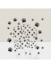 100 PCS Paw Print Balloons 12" Dog Balloons For Birthday Party Decor