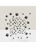 100 PCS Paw Print Balloons 12" Dog Balloons For Birthday Party Decor