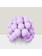 120 Pc 12 Inch Pastel Purple Matte Balloons for Birthday Wedding and Party Garland