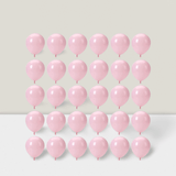 100 Pc 5 Inch Pastel Pink Balloons for Birthday Wedding and Party Decor