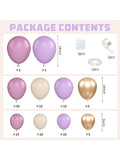 Boho Purple Balloon Arch Kit Perfect For Showers, Weddings, Birthdays & More