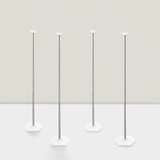 Balloon Stand Set Of 4 – Adjustable Metal Columns (1.5ft To 7ft) For Party Decor For Christmas, Halloween And Thanksgiving,