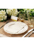 50 Gold and White Star Dinner Napkins 3-Ply Disposable Party Supplies