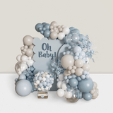 139pcs Dusty Blue Balloon Garland Kit For Showers, Weddings, & Gender Reveal Parties