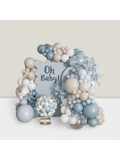 139pcs Dusty Blue Balloon Garland Kit For Showers, Weddings, & Gender Reveal Parties