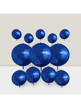 12pcs Metallic 4D Foil Balloons 22 15 10 Inch for Birthday Graduation Party Decor