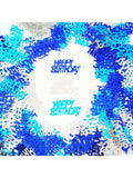 Blue & Silver Happy Birthday Confetti Table Scatter For Party Decorations