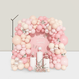 157-Pc Pink Balloon Arch Kit Pastel, Ivory, and Nude for Wedding, Shower, or Gender Reveal