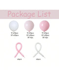 144-Piece Pink Bow Balloon Arch Kit with Garland for Party Decorations