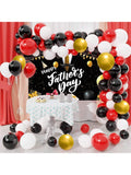 Happy Fathers Day Balloon Garland Kit Complete Decorations and Backdrop
