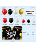 Happy Fathers Day Balloon Garland Kit Complete Decorations and Backdrop