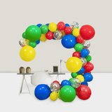 Red, Blue, Yellow, Green Balloon Garland Kit 18/12/10-Inch for Party or Carnival Decor