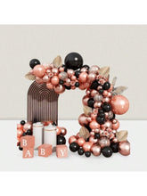 102pc Rose Gold Black Balloon Arch Kit for Birthday or Baby Shower