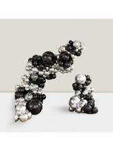 147 Black and Silver Balloon Arch Kit for Birthday Graduation and New Year Decor