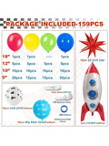 159PCS Toy-Themed Balloon Arch Kit in Red, Blue, Yellow & Green