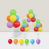 4PCS Balloon Stand Kit Table Centerpieces for Rainbow Birthday Decor
