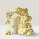 87pcs Pastel Yellow Balloons (18-5") For Garland & Arch – Premium Latex For Party & Shower Decor -