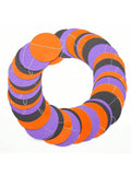 52 Ft Black Orange Purple Paper Garland for Halloween Party Wedding and Showers
